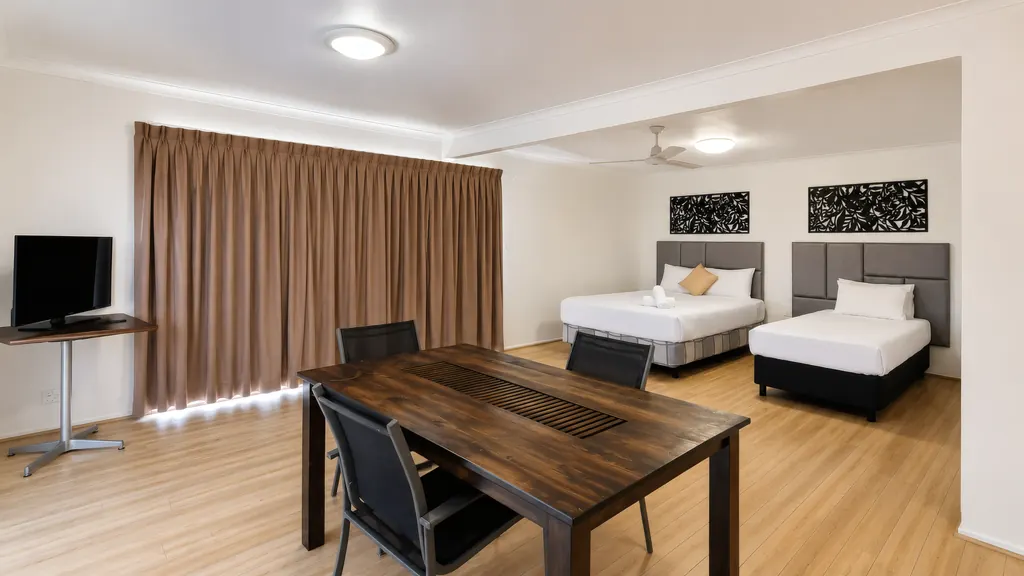 Family Room Apartment living and dining area